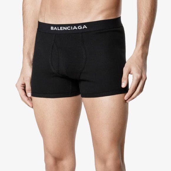 BALENCIAGA black three piece boxer set *NEW* - Picture 2 of 4